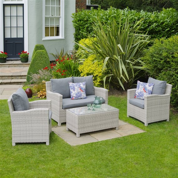 LeisureGrow Provence Lounge Outdoor Garden Furniture Set (PRV/SET4)