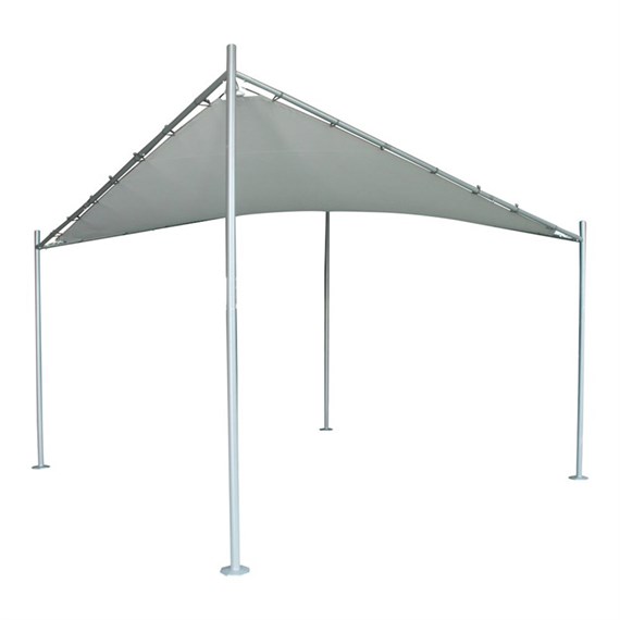 LeisureGrow Rodin Sail Shade 3.5m - Parasol - Grey (GAZ07GY)