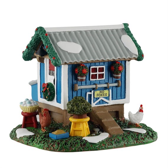 Lemax Backyard Chicken Coop Christmas Table Piece (53742)