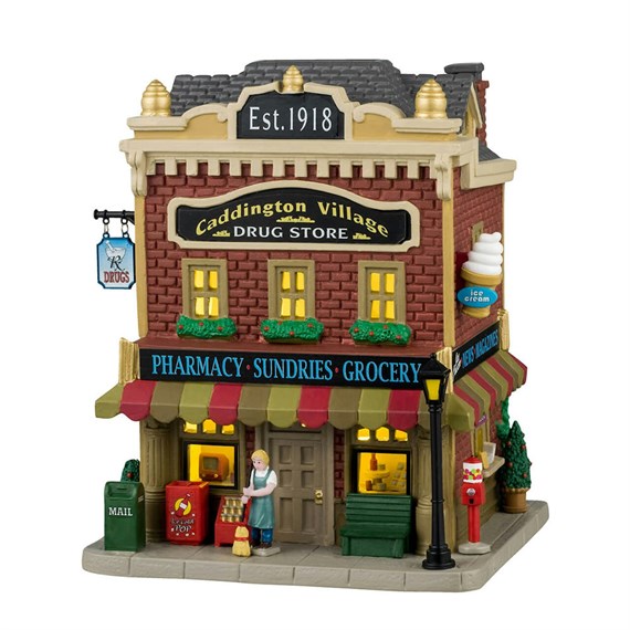 Lemax Caddington Village Drug Store LED Christmas Building (45272-UK)