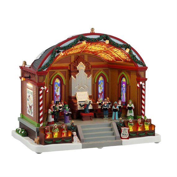 Lemax Christmas At The Park Pavilion LED Building With Adaptor (45267-UK)