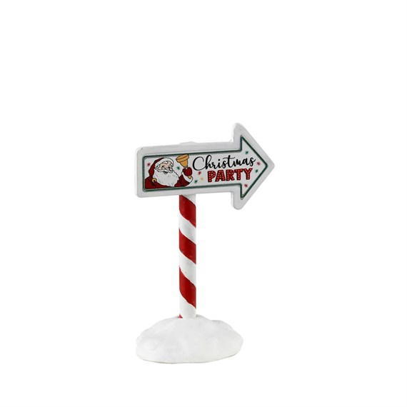 Lemax Christmas Party Sign Figurine (34093)