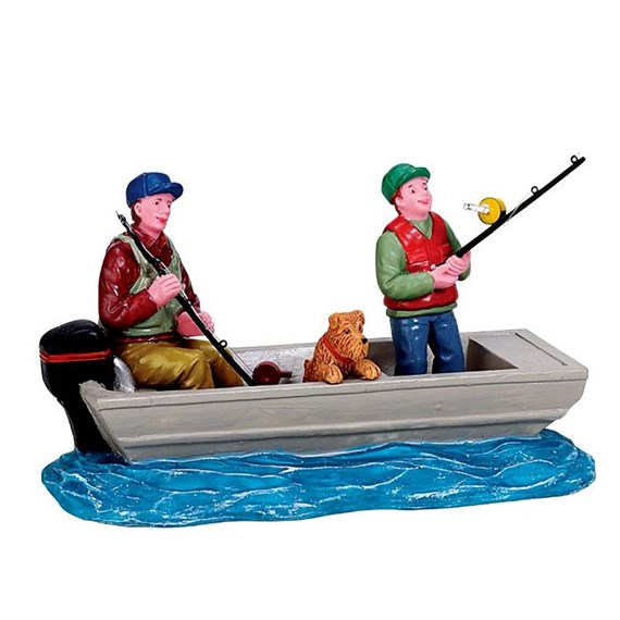 Lemax Christmas Village - Family Fishing Trip Figurines (72521)
