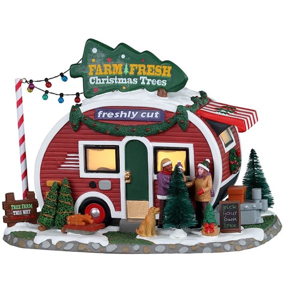 Lemax Farm Fresh Christmas Trees LED Building (25928)
