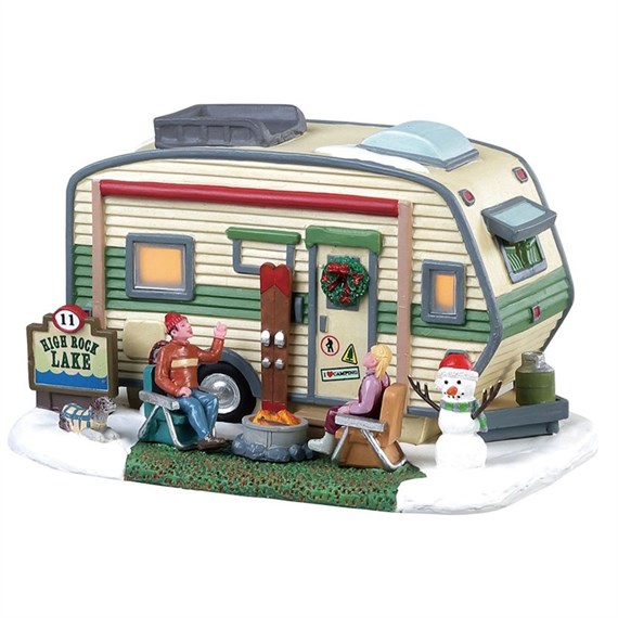 Lemax High Rock Lake Trailer Battery Operated Christmas Building (85322)