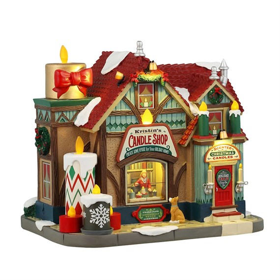 Lemax Kristin's Candle Shop LED Christmas Building (45222)