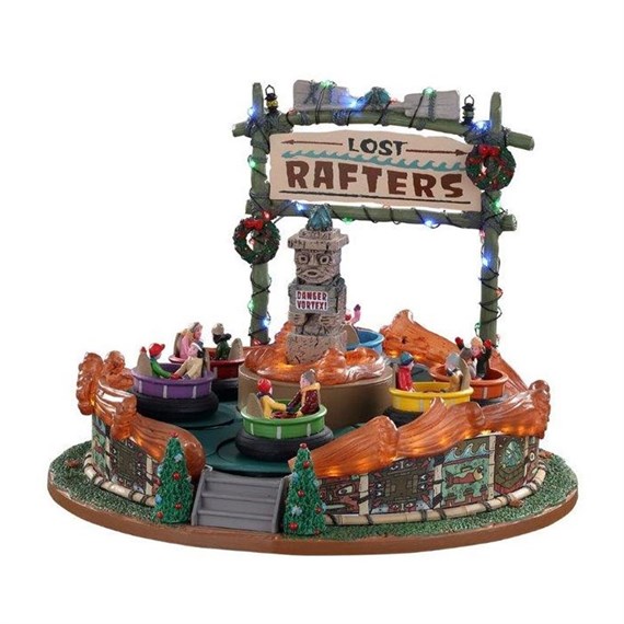 Lemax Christmas Village - Lost Rafters With 4.5V Adaptor Carnival Ride (04722-Uk)