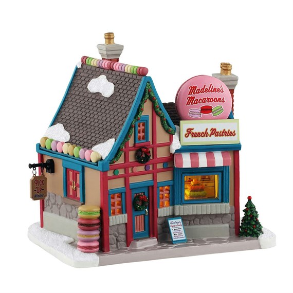 Lemax Madeline's Macarons LED Christmas Building (45246-UK)