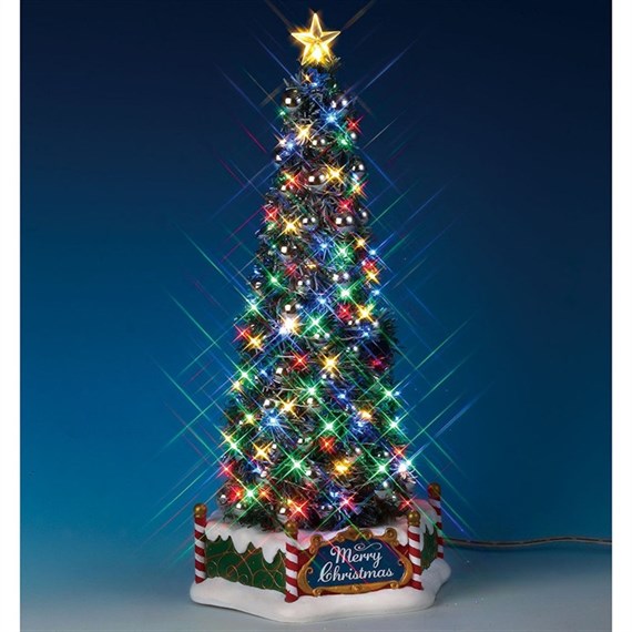 Lemax Majestic Christmas Tree Battery Operated Sights & Sound Table Piece (84350)