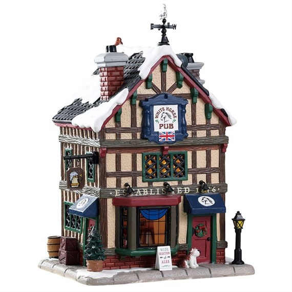 Lemax Old British Pub Battery Operated Christmas Building (85345)