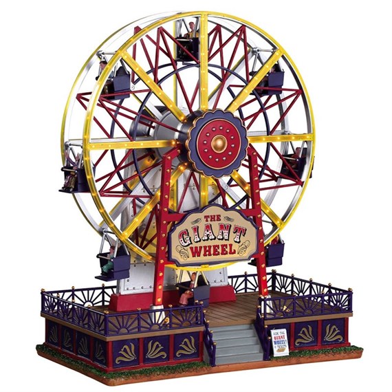 Lemax The Giant Wheel Mains Powered Sights & Sound Christmas Building (94482-UK)