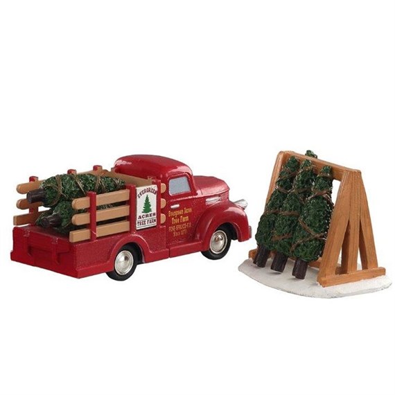 Lemax Christmas Village - Tree Delivery Set Of 2 Table Accent (93423)