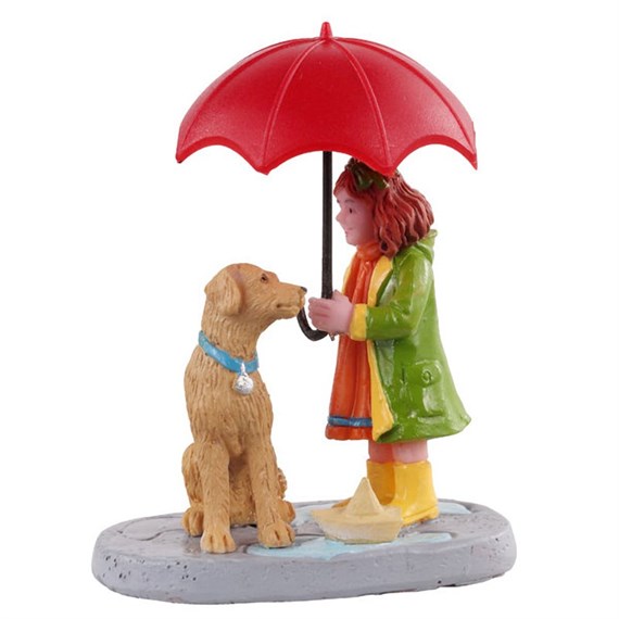 Lemax Christmas Village - Umbrella Sharing Figurine (12023)
