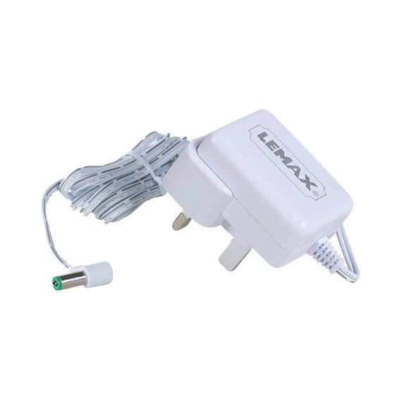 Lemax White Power Adapter Plug 4.5V 550mA for Lemax Christmas Villages  (74254)