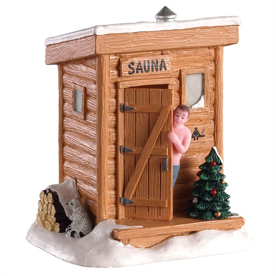 Lemax It's Cold Out There Sauna Christmas Table Piece (03512)