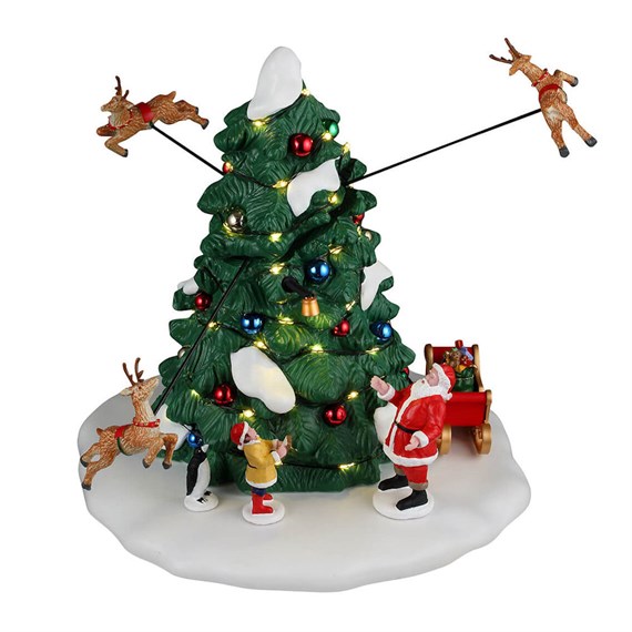 Lemax Reindeer Races Battery Operated Christmas Table Piece (54455)