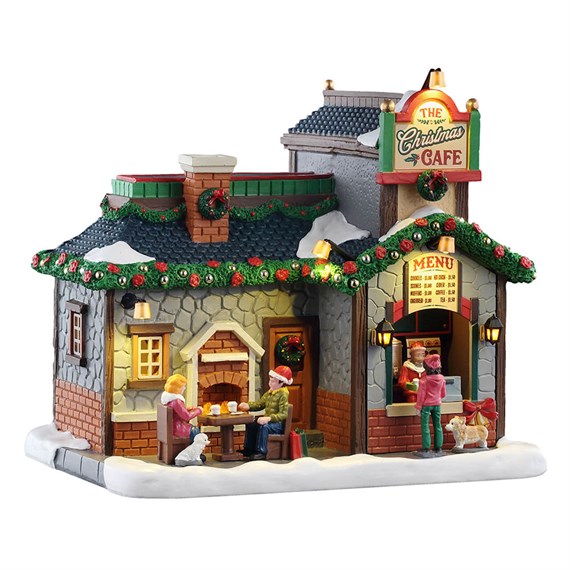 Lemax The Christmas Cafe Battery Operated LED Christmas Building (55313)