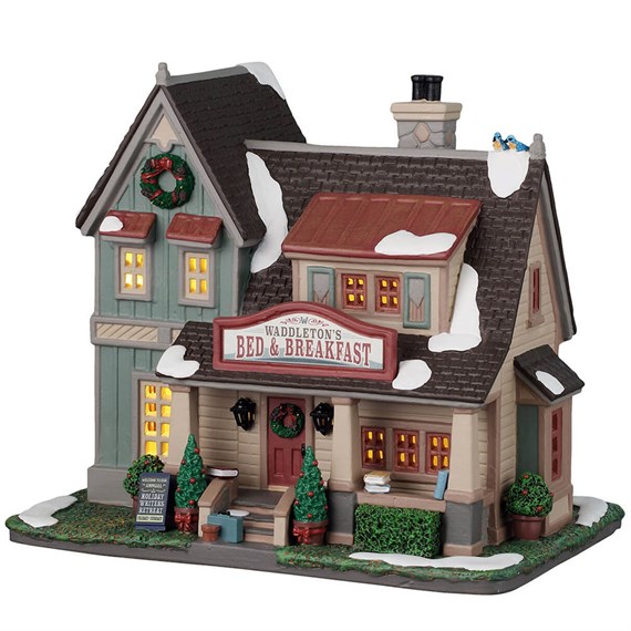 Lemax Waddleton's Bed & Breakfast LED Christmas Building With Adaptor (55335-UK)
