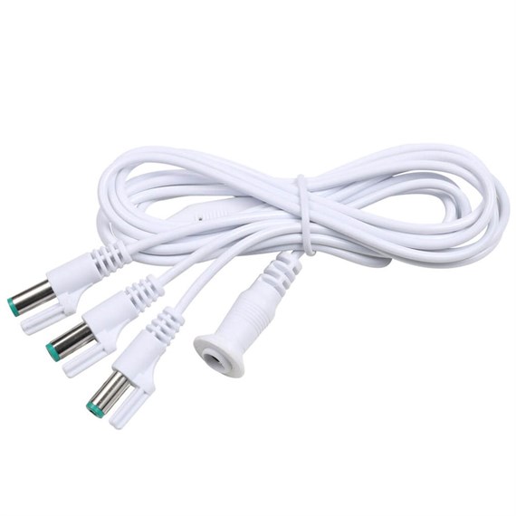 Lemax White Expansion Cable Type-L To Type-U X 3 For Lemax Christmas Villages (44340)