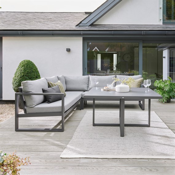 LIFE Orleans Corner Outdoor Garden Furniture Set