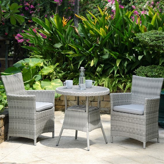 Lifestyle Garden Aruba 2 Seat Bistro Set Outdoor Garden Furniture