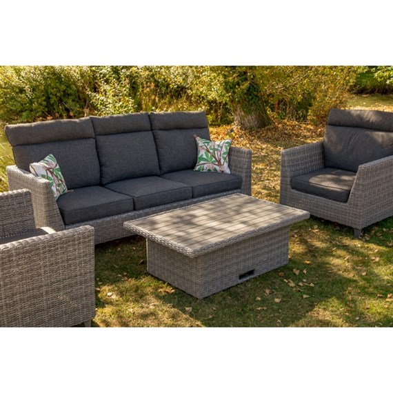 Lifestyle Garden Bermuda Grey Lounge Outdoor Garden Furniture Set