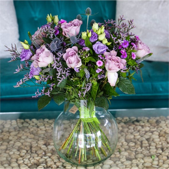 Lilac Hand Tied Bouquet - Luxury