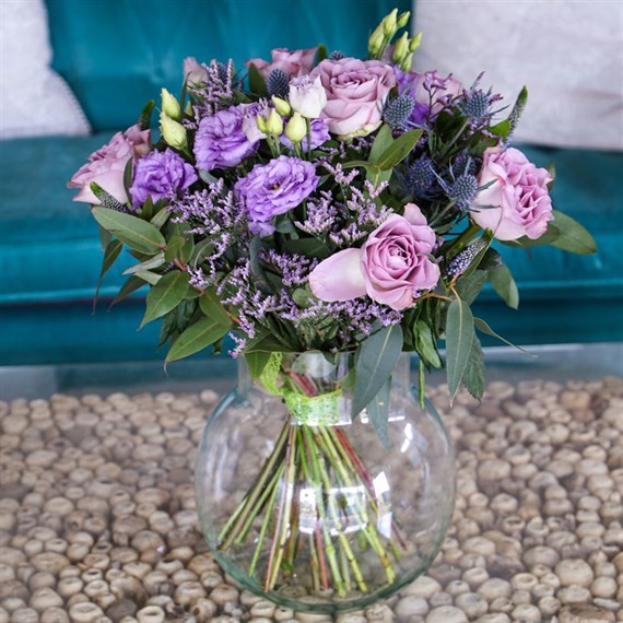 Lilac Hand Tied Bouquet - Premium