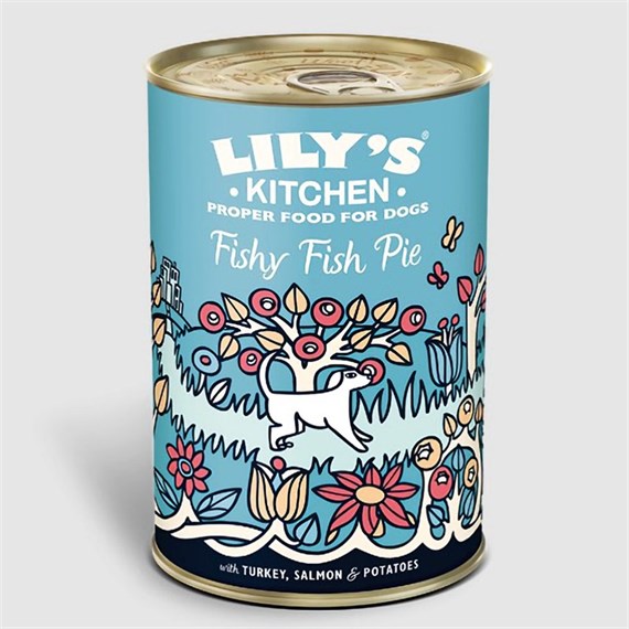 Lily's Kitchen Fishy Fish Pie Wet Dog Food 400g