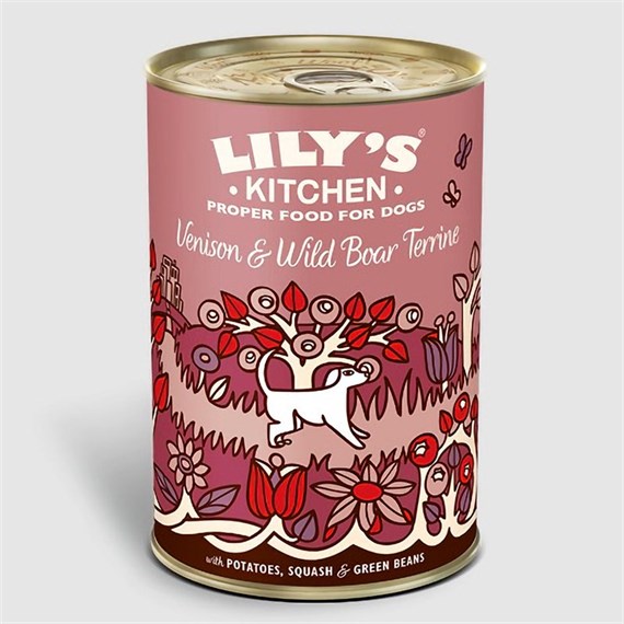 Lily's Kitchen Venison & Wild Boar Terrine Wet Dog Food 400g