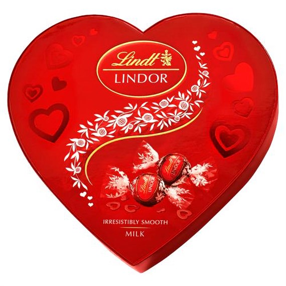 Lindt Lindor A Heart Shaped Box of Chocolates 200g