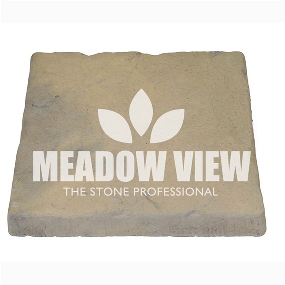 Meadow View Bronte Weathered Buff 600 X 600mm Patio Slab (X6089)