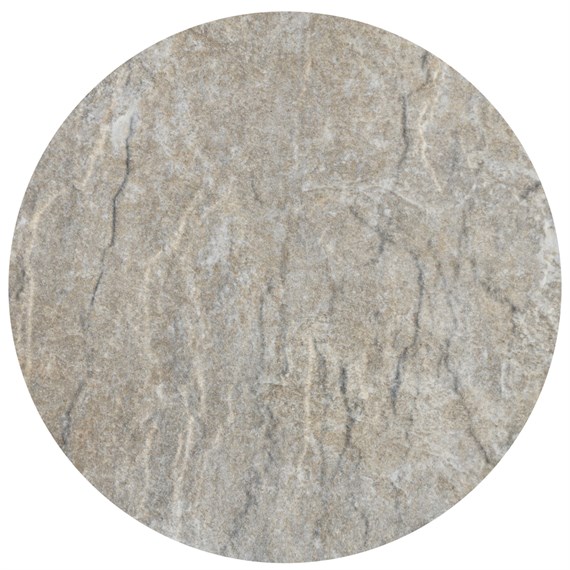 Meadow View Porcelain Round Oatmeal Stepping Stone 375mm (X6233)