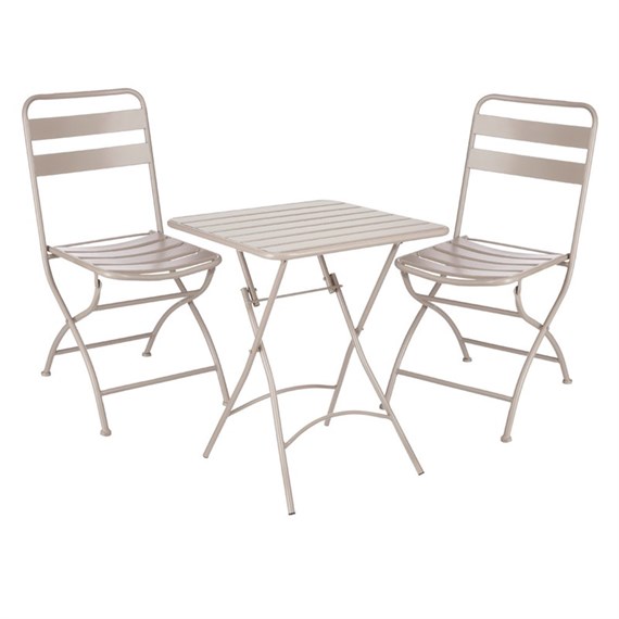 Mica Evita Outdoor Garden Furniture Bistro Set Brown (1107058)