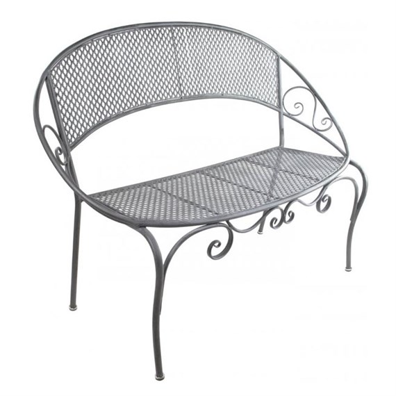 Mica Provence Outdoor Garden Furniture Bench Grey (1019151)
