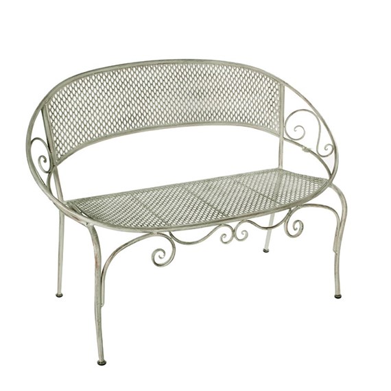 Mica Provence Outdoor Garden Furniture Bench Light Green (1023697)
