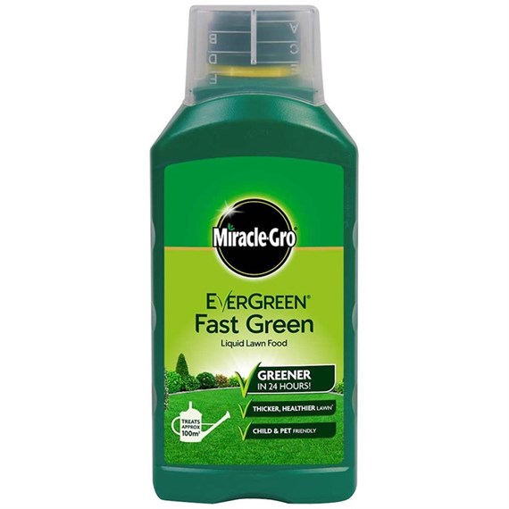 Miracle-Gro Evergreen Fast Green Liquid Concentrate Lawn Food 1L (119685)