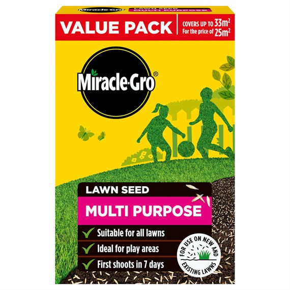 Miracle-Gro Multipurpose Lawn Seed Value Pack 33m2 (121405)