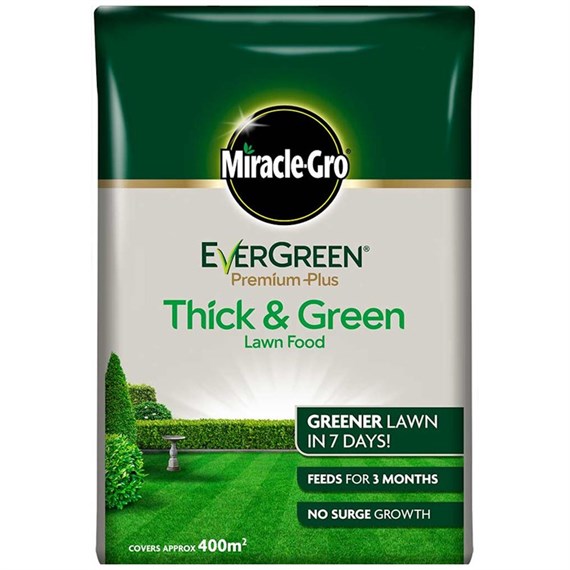 Miracle-Gro Evergreen Premium Plus Thick & Green Lawn Food 400m (366384)