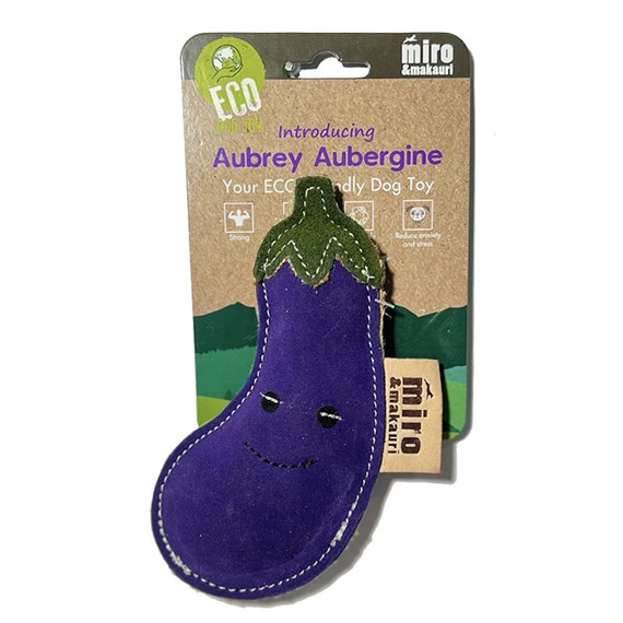 Miro & Makauri Aubrey Aubergine Pet Toy (Mm101)