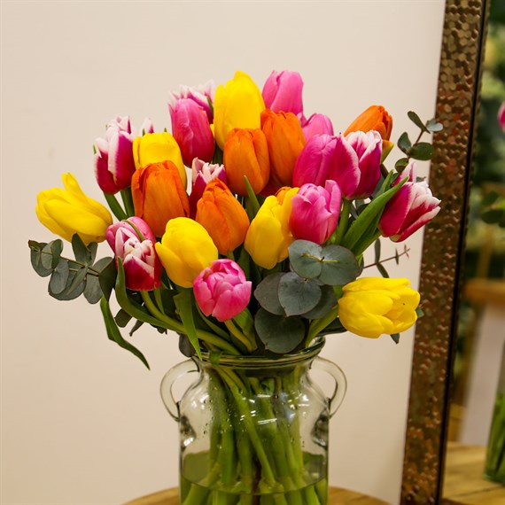 Mother's Day Grateful For You Hand Tied Floral Bouquet