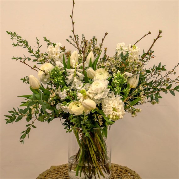 Mother's Day Hugs and Kisses Hand Tied Floral Bouquet