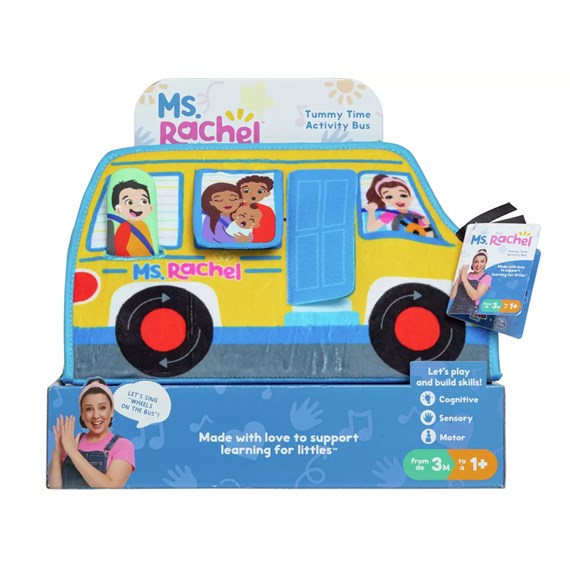 Ms. Rachel Tummy Time Activity Bus Childrens Toy (6072303)