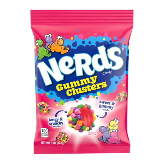 Nerds Gummy Clusters Bag 141g American Import Sweet