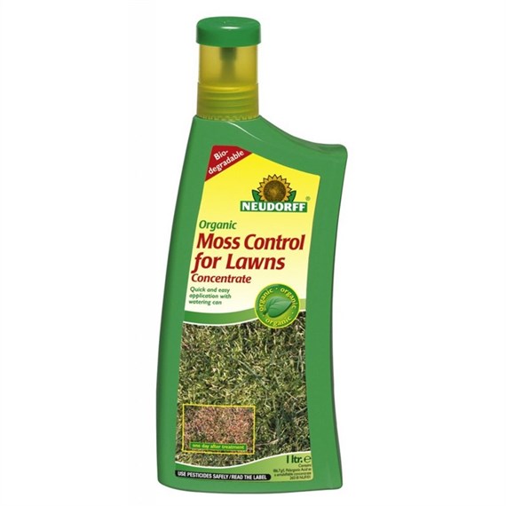 Neudorff Fast Acting Moss Control for Lawns Concentrate 1Ltr (613642)