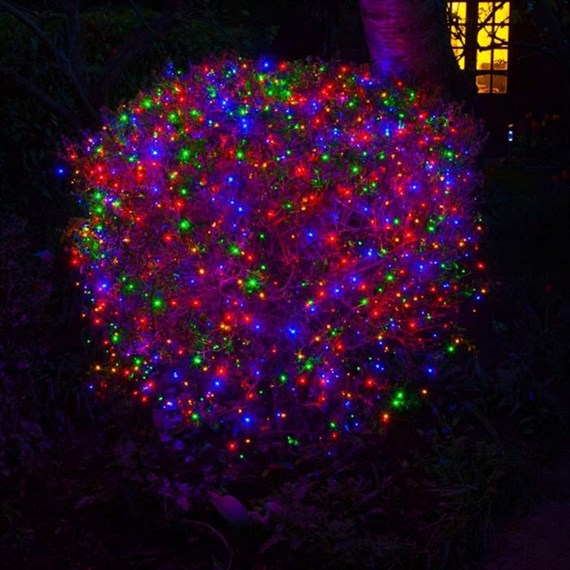 Noma 200 Fit & Forget Multi Coloured Light Chain Battery Christmas Lights (6816003GM)