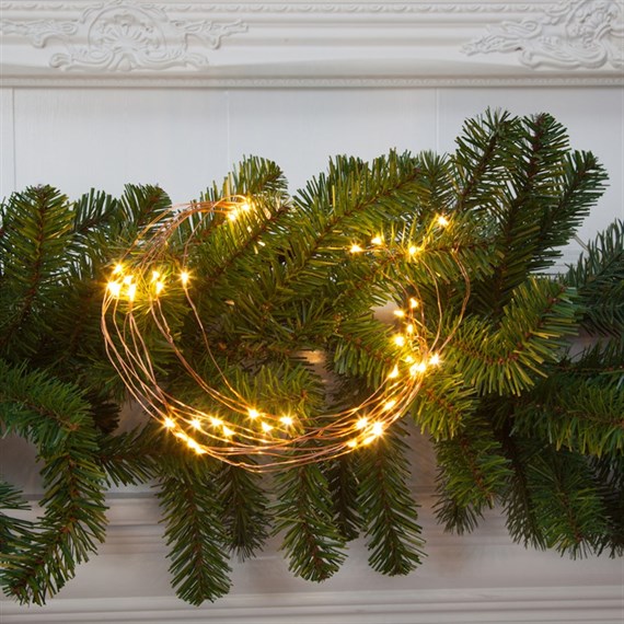 Noma Horses Tail Lights - 5 Strands - With 50 LEDs Battery Christmas Lights (6817130)