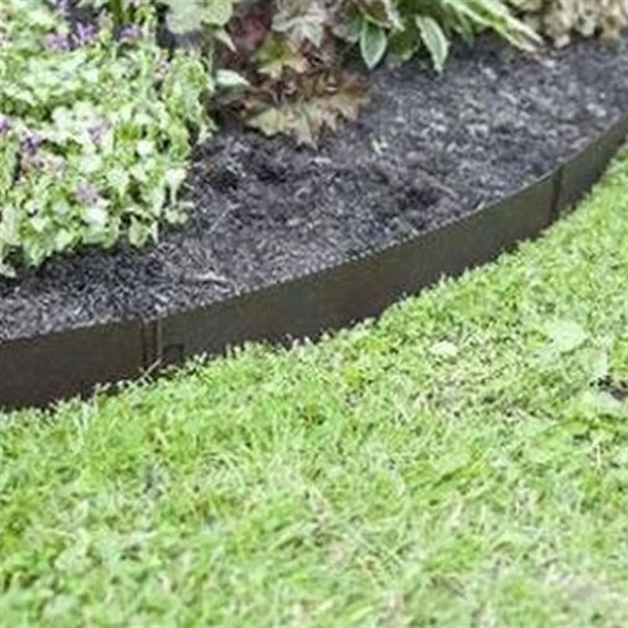 Panacea Bronze Straight Edge Landscape Edging Kit - 10cm x 91cm (82457)