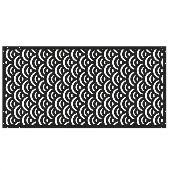 Panacea 120 x 60cm Modern Wave Garden Screen (90164)