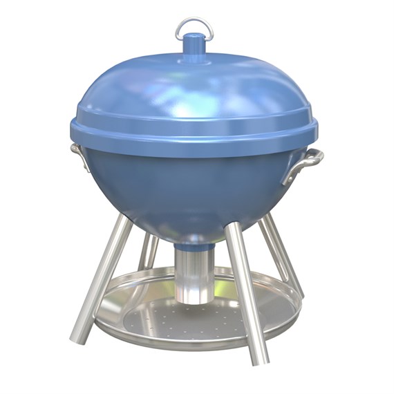 Panacea Kettle Grill Mini Wild Bird Feeder In Blue (26238)